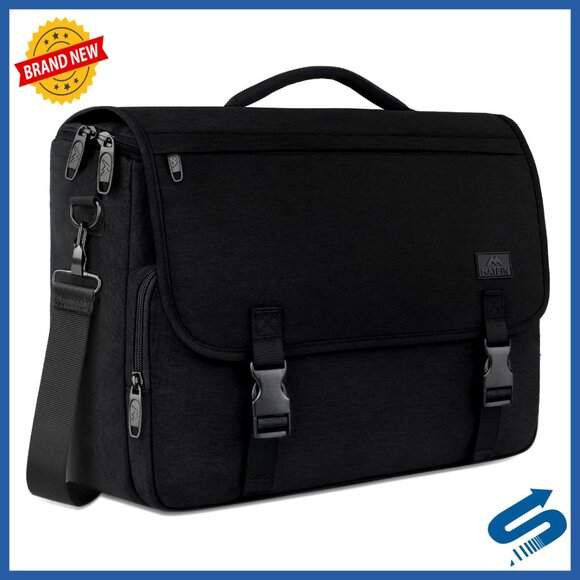 Amazon.com: Nerlion Messenger Bag for Men 17-17.3 Inch  Large 17.3 Inch Laptop Messenger Bag, Water Resistant Nylon, Crossbody Shoulder
